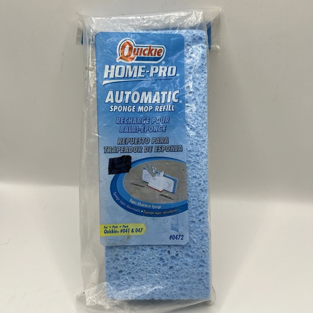 Quickie Home Pro Automatic Sponge Mop Refill #0472 For #041 & #047